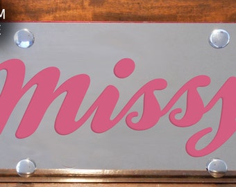 THE PREMIUM LASERPLATE - Custom Personalized Front Vanity Plate - CustomPlatesandHitch.com