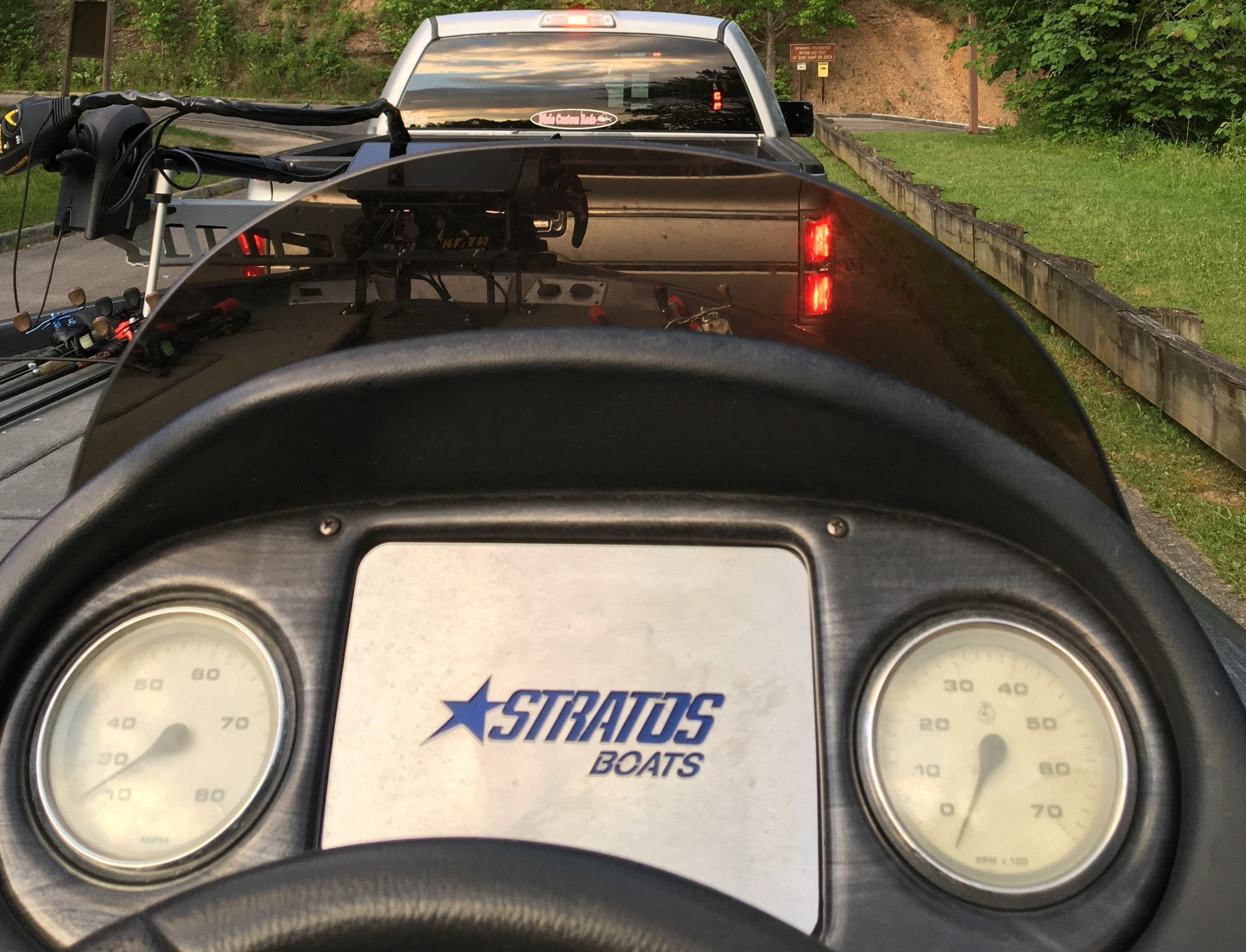 Stratos Boat Center Dash Plate Brushed Finish Stainless Steel Etsy