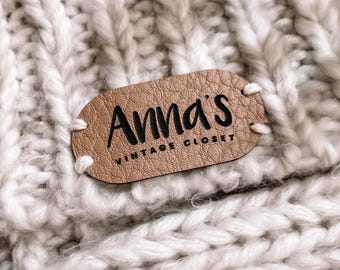 Personalized Leather Tags: Custom Engraved Labels for Handmade Items