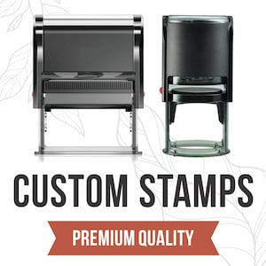 Ink stamps personalized - 5 ink color - We will make any image of your choice