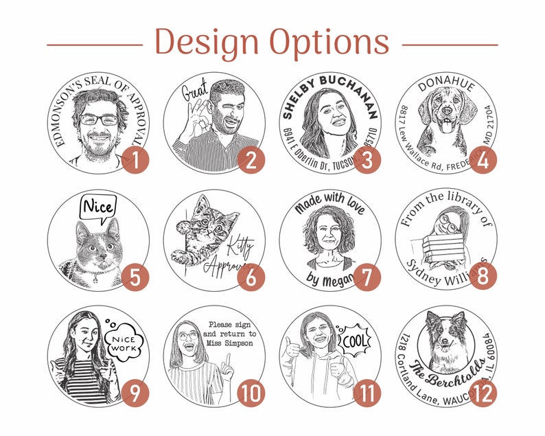 Personalized Photo Stamp Made Just for You Design for Etsy