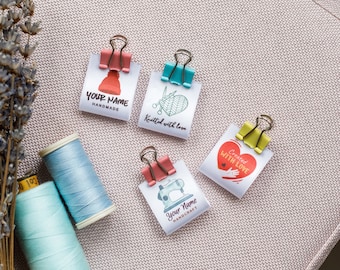 Personalized Fabric Labels: Custom Knitting & Crochet Clothing Tags