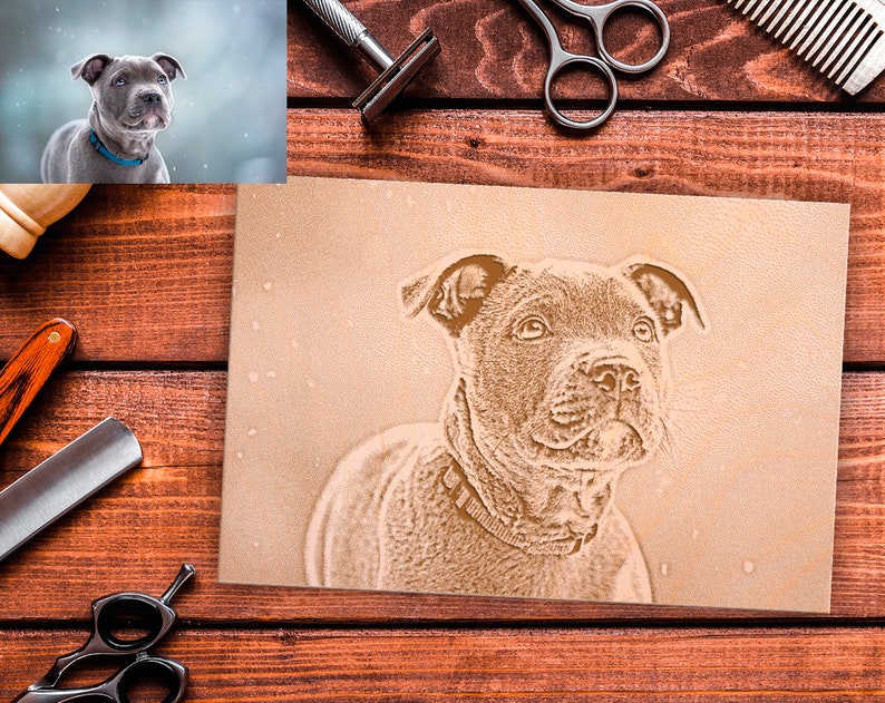 Dog Photo On Wood  French Bulldog Photo Dog Memorial Dog image 1