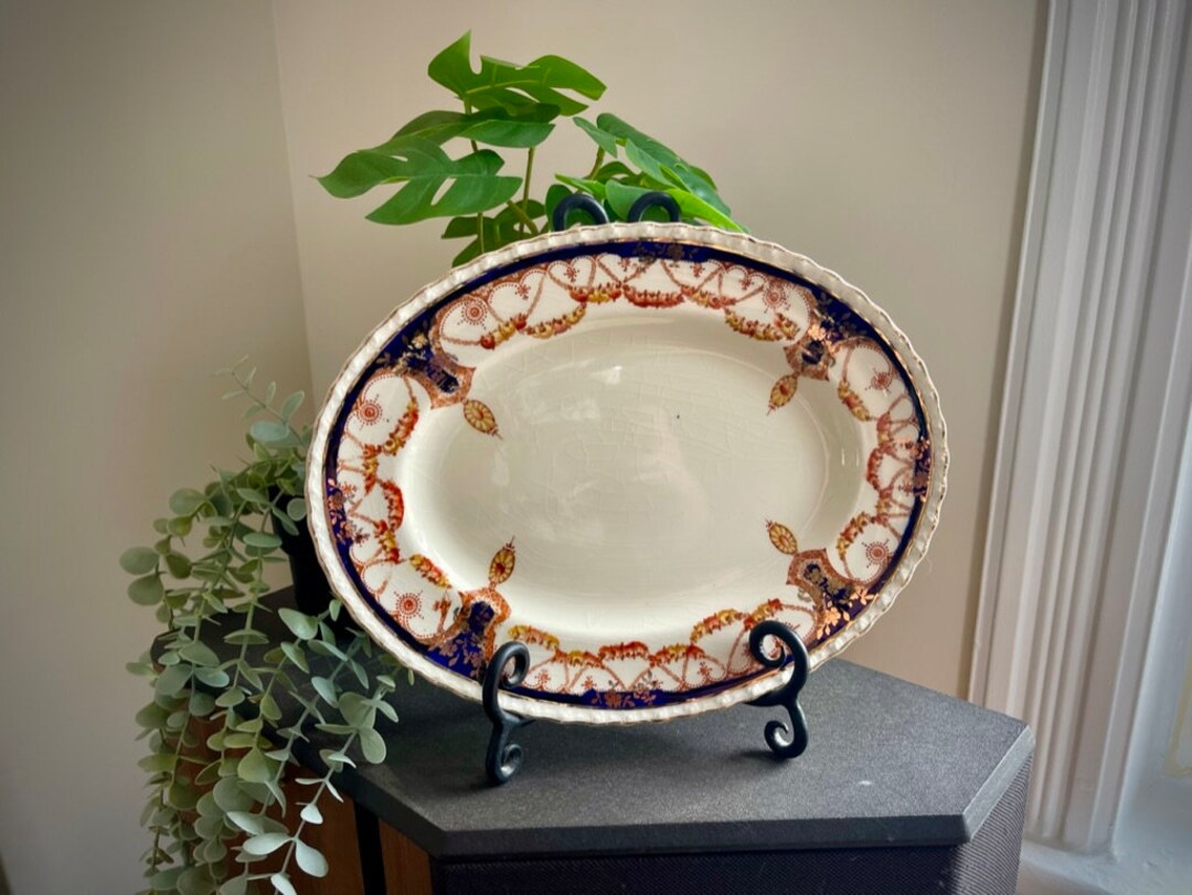 RARE Near antique 1930 s Myott Son Co derbyshire Medium Oval rare-near-antique-1930-s-myott-son-co-derbyshire-medium-oval