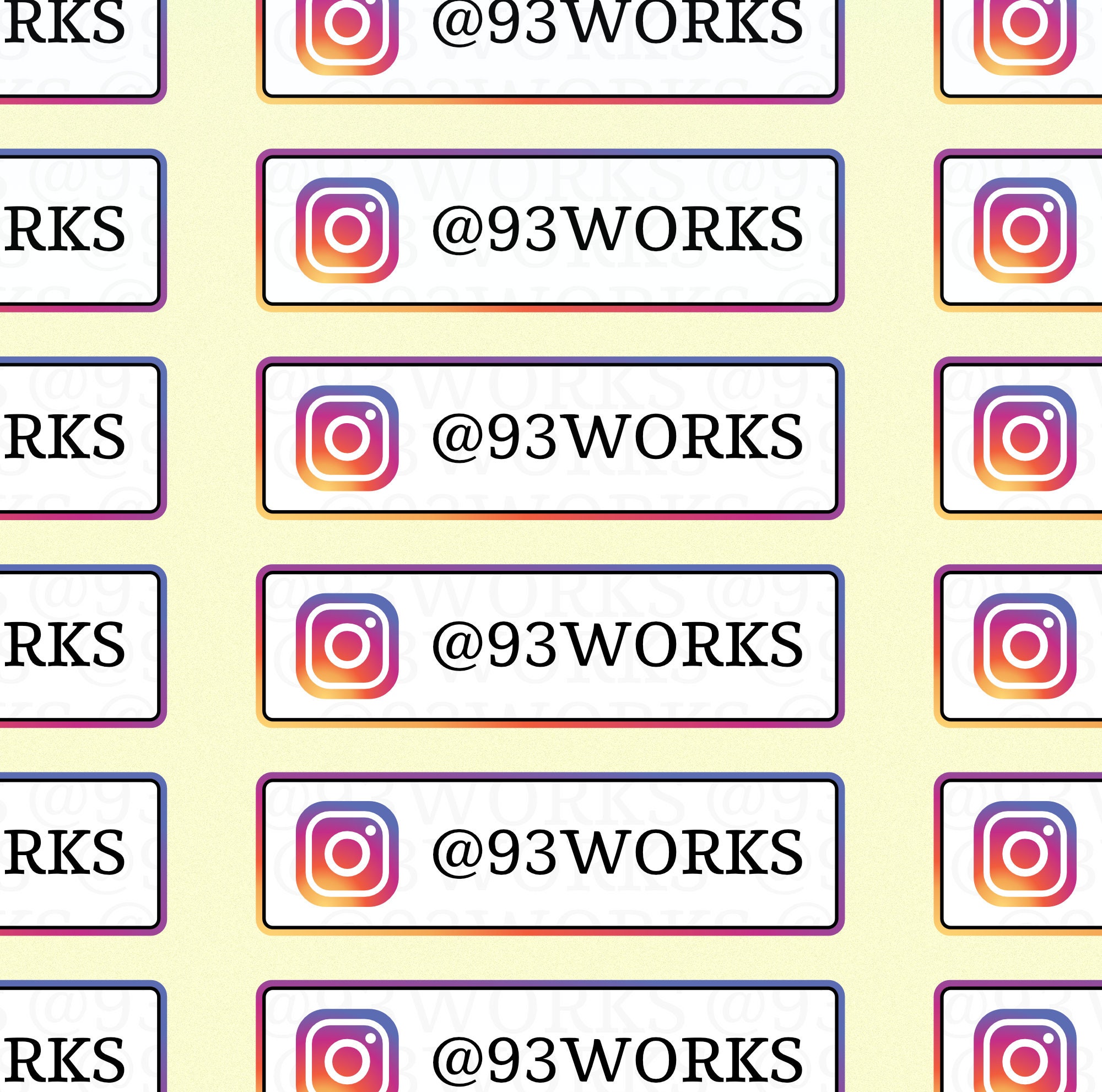 Instagram Username Instagram Name Tags Instagram Username | Etsy