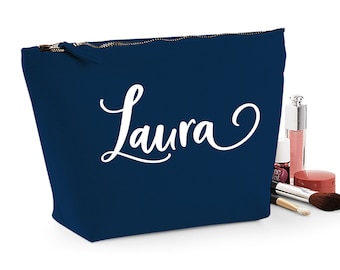 Bolsa de maquillaje de lona, regalo perfecto para nieta