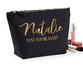 Bolsa de maquillaje personalizada - regalo perfecto para el mejor amigo