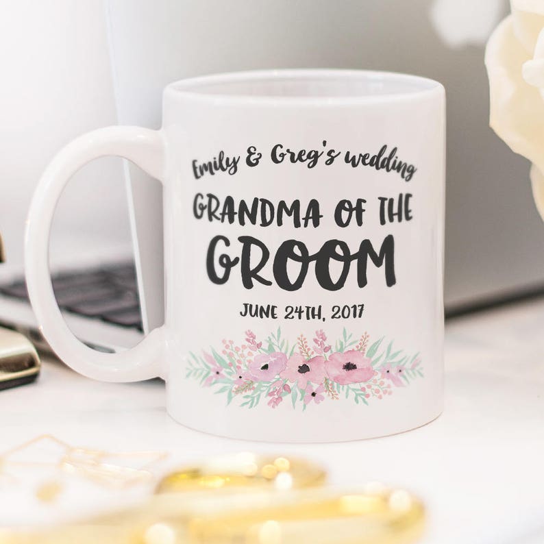 Grandma of the Groom mug, wedding favour, birthday gift image 2