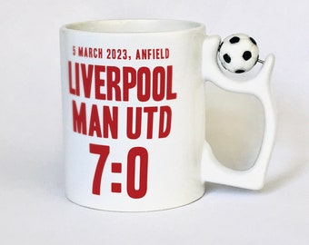 Regalo de fan del Liverpool, taza personalizada del Liverpool, regalo de cumpleaños