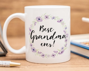 Grandma mug, beautiful grandmother gift!, birthday gift