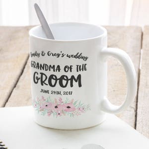 Grandma of the Groom mug, wedding favour, birthday gift image 3