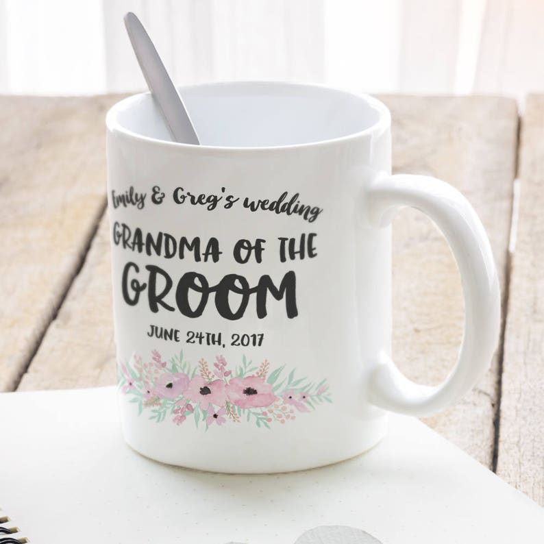 Grandma of the Groom mug, wedding favour, birthday gift image 3