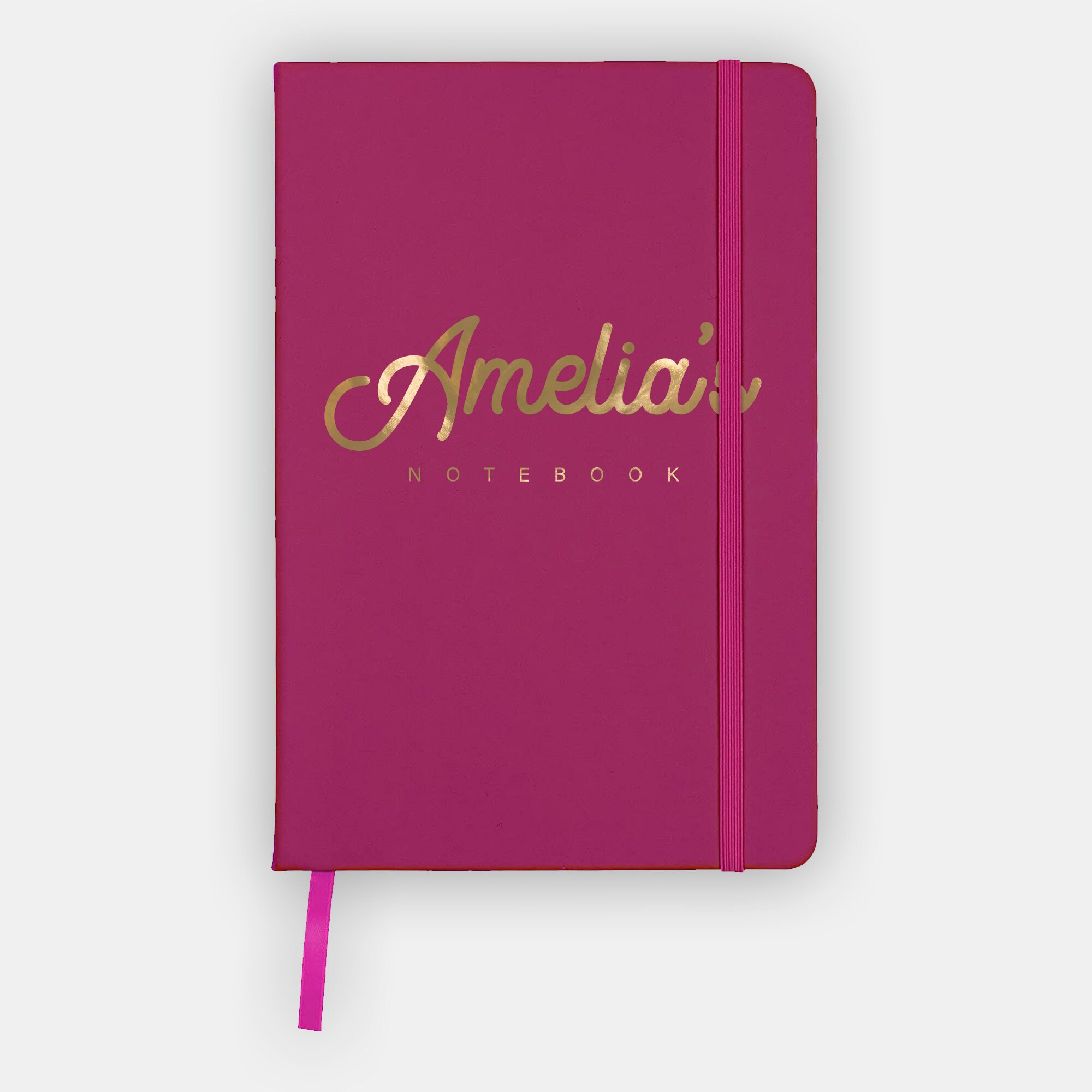 Personalised notebook A5 lined hardback journal notepad or Etsy