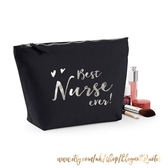 Niedliche Segeltuch-Make-up-Tasche Als Geschenk Für Krankenschwestern & Frauen – Organizer Für Kosmetik