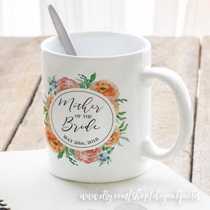 Mother of the Bride mug, wedding favour, birthday gift image 3