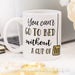 One Direction mug with quote from the song 'Little Things' - 'You can't go to bed without a cup of tea', birthday gift 