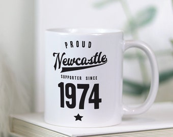 Newcastle United Fan Mug: Personalised Supporter Gift