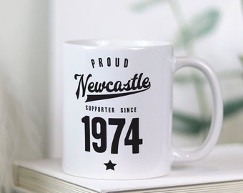 Op maat gemaakt cadeau voor Newcastle fan, Newcastle supporter mok, verjaardagscadeau