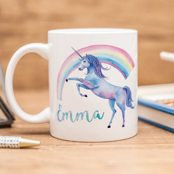 Unicorn mug, funny personalized gift, birthday gift