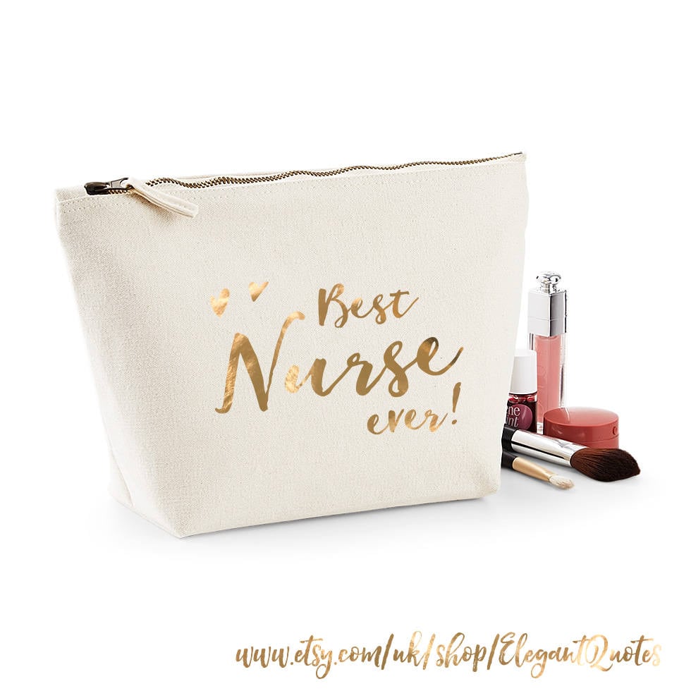 Niedliche Segeltuch-Make-up-Tasche Als Geschenk Für Krankenschwestern & Frauen – Organizer Für Kosmetik