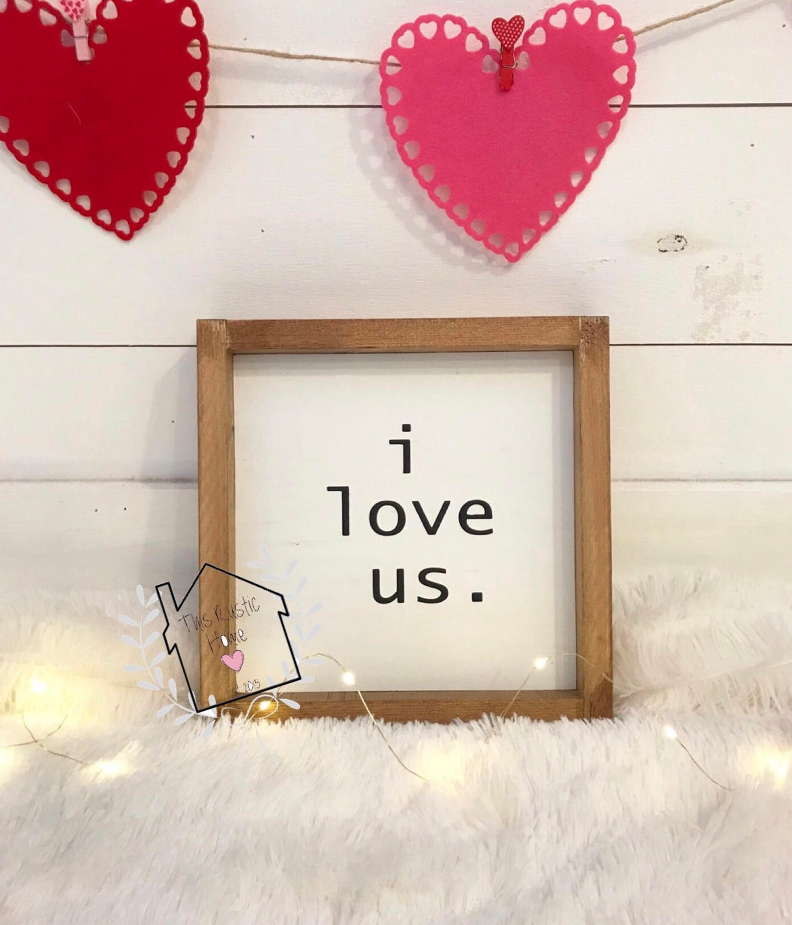 I love us sign // I love us wood sign // I love us // love | Etsy
