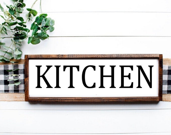 Farmhouse Kitchen Sign // Kitchen Wall Decor // Kitchen Wall Art