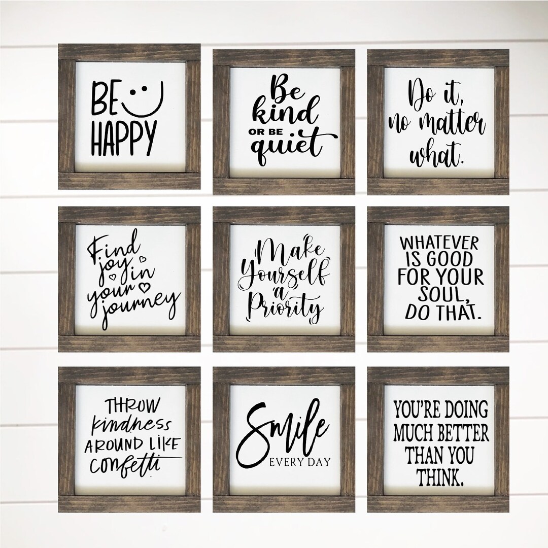 Inspirational Signs // Home Office Decor // Office Decor // Etsy
