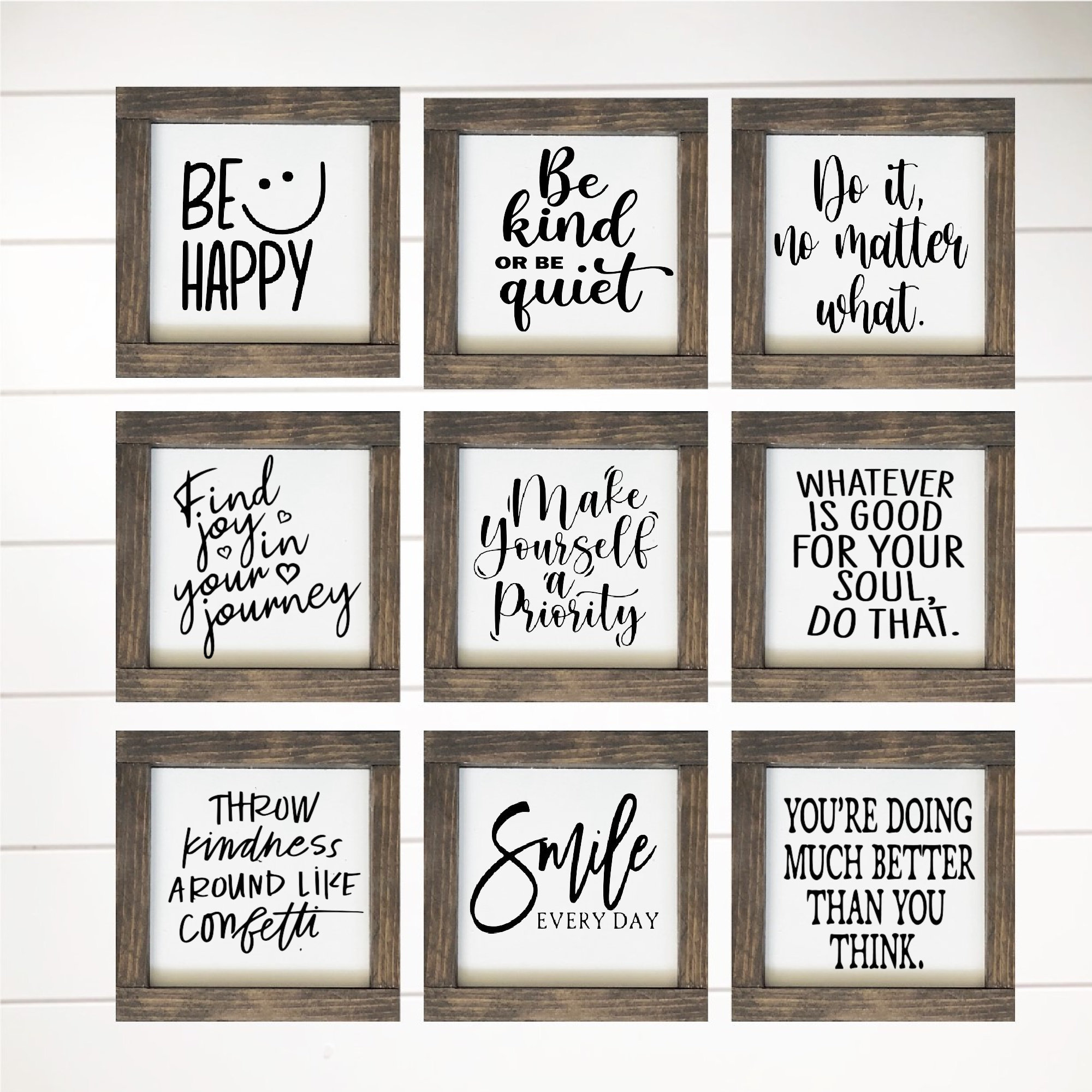 Inspirational Signs // Home Office Decor // Office Decor // Etsy Canada