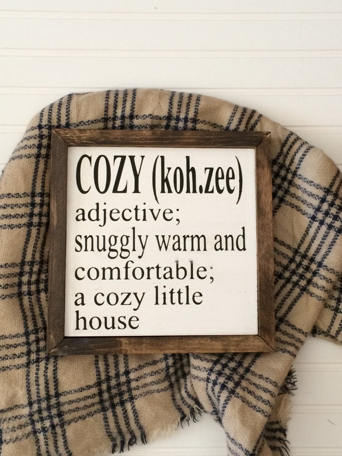 Cozy // Let's get cozy // fall decor // Cozy Definition Etsy