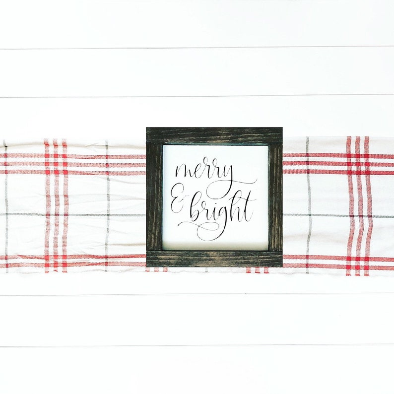 Christmas signs Christmas tiered tray signs Christmas tiered tray decor Christmas sign Let is Snow Merry Christmas