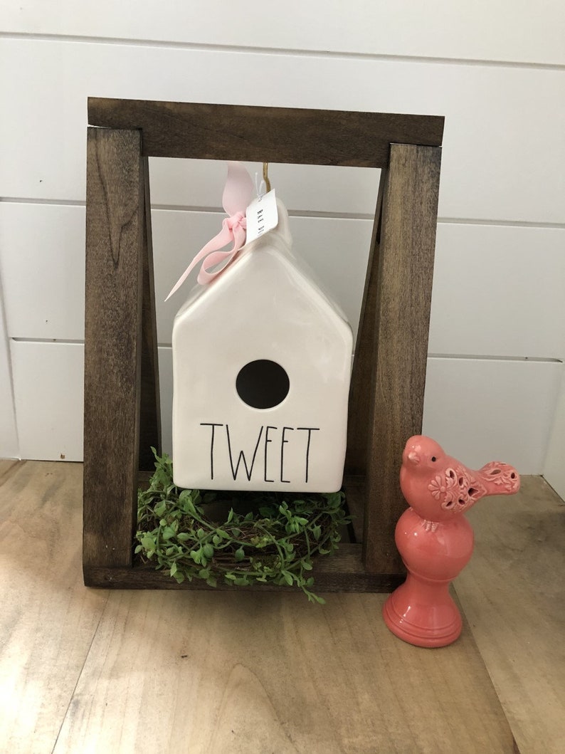 Birdhouse holder // Birdhouse display // Birdhouse stand // Etsy