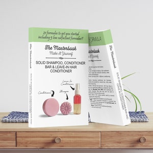 DIY Solid Shampoo Bar, Conditioner Bar and Leave-In Conditioner Recipes / Formulas