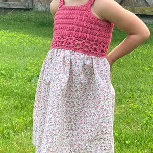 Crochet and sewing pattern - Pillowcase Dress