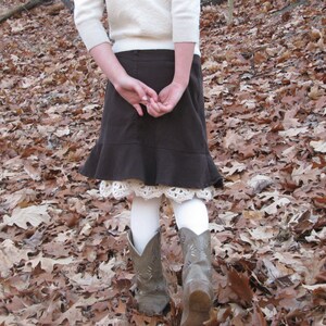 Crochet and sewing pattern - Lace Extender Slip, Child and Adult