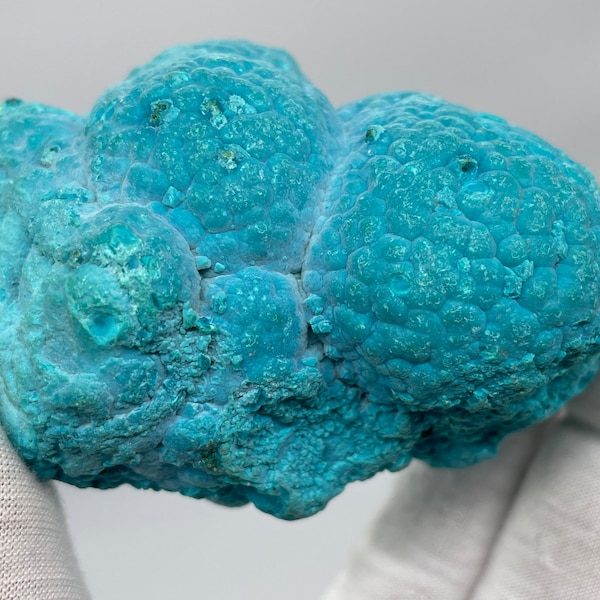 Botryoidal Chrysocolla with minor malachite - Dongchuan, Yunnan