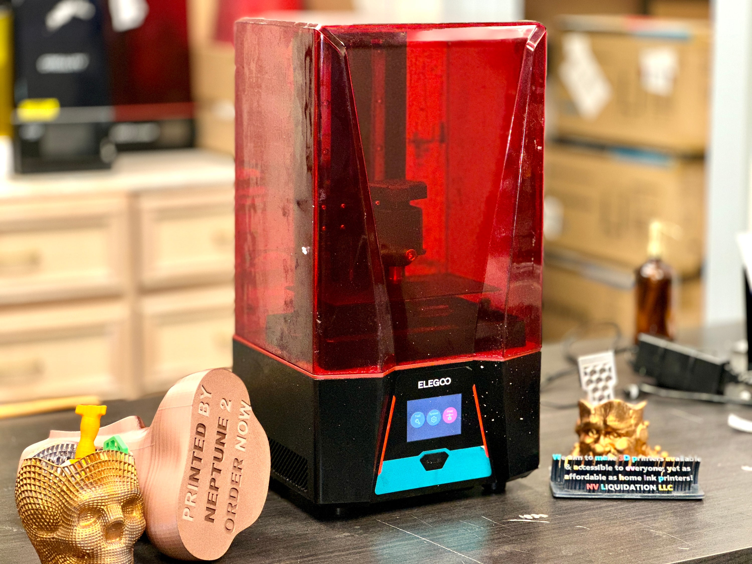 ELEGOO Flagship Resin 3D Printer Saturn 1/2/S Lot Beats AnyCubic 