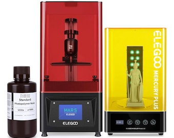 ELEGOO Resin 3D Printer Washing Curing 【Super Combo】Most Complete Set - Elegoo Saturn Mars Beats Anycubic Creality - Pour Resin and Print!
