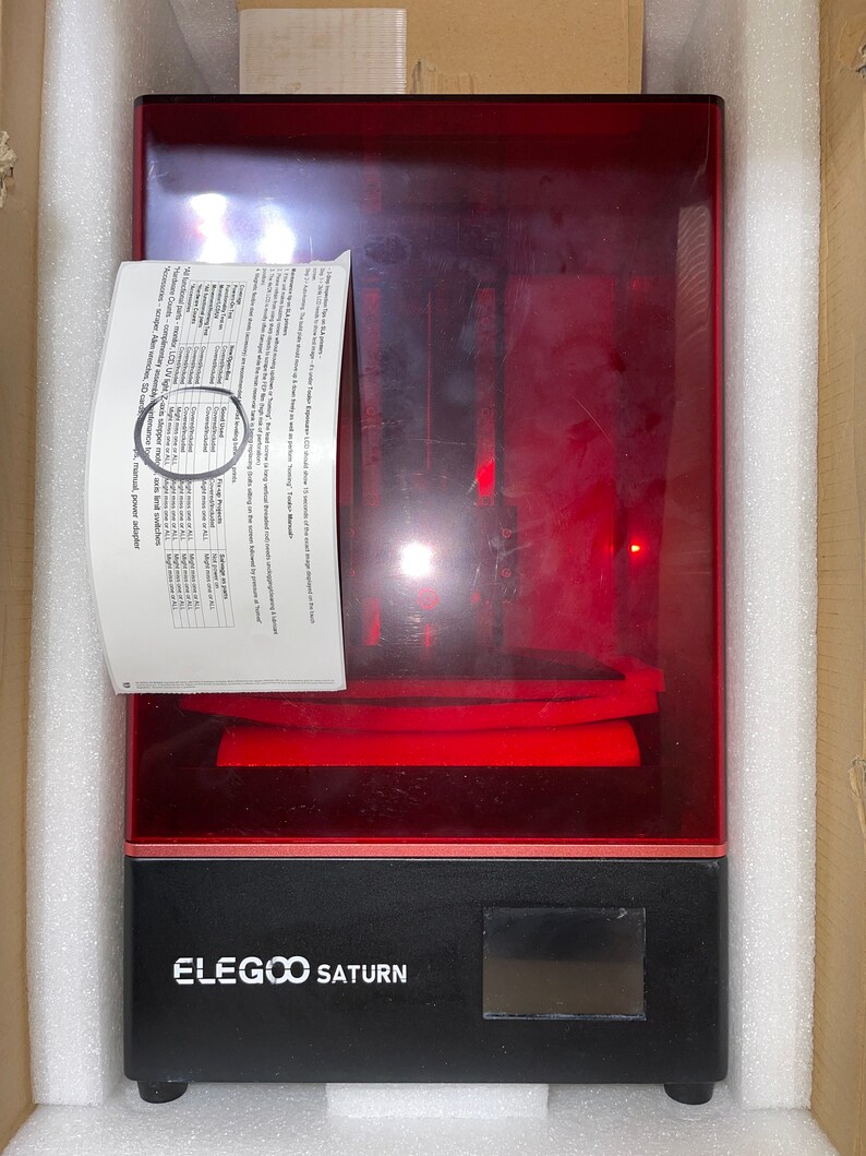 Elegoo Saturn - Flagship 4K shops Resolution Resin Printer Chitu Boards Beats MONO X [Pre-Owned]