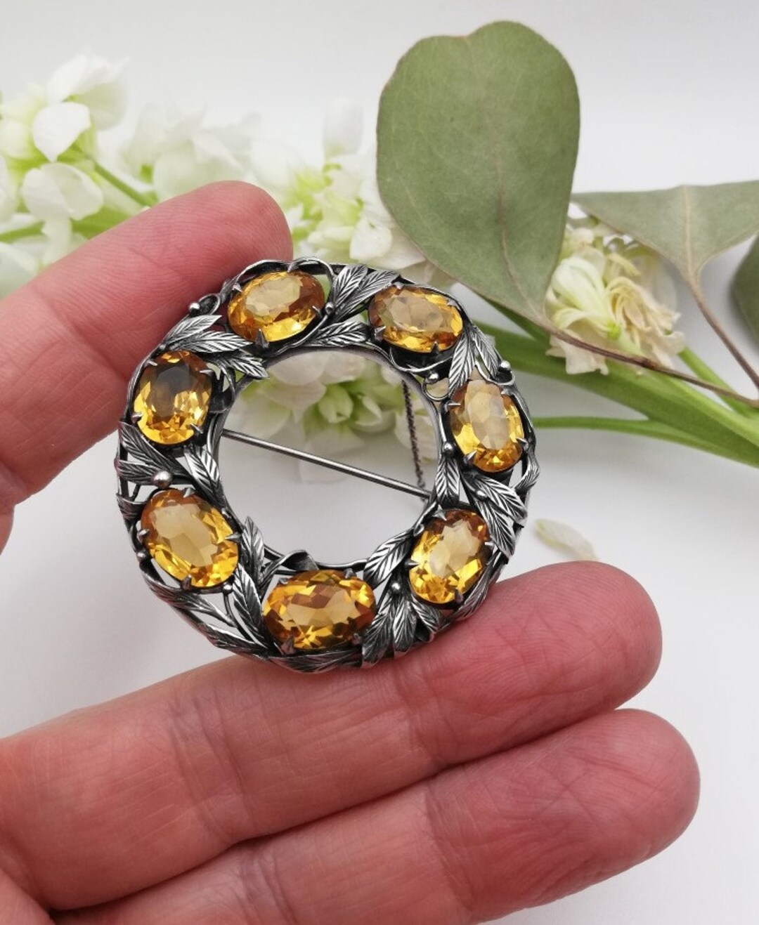 Bernard Instone 1930s Large, Beautiful Foliate Design Arts and Crafts ...