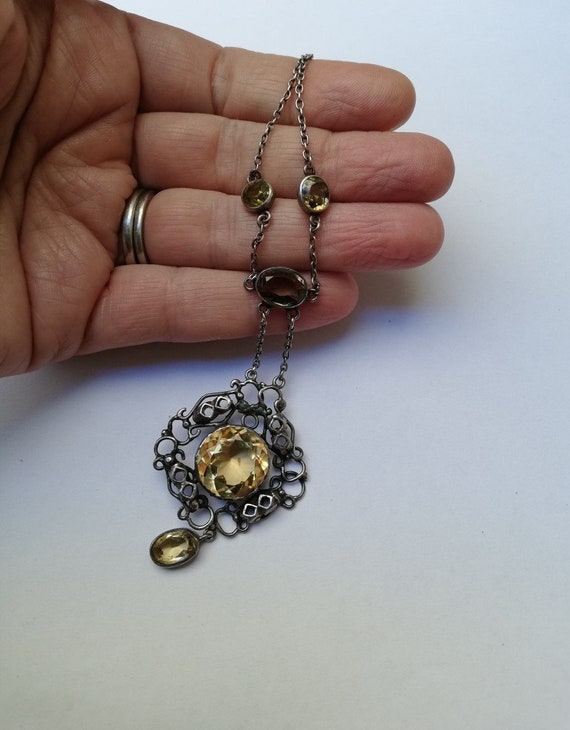 VICTORIAN c1900 impressive silver and sparkly citr