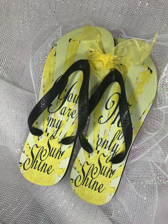 sunshine flip flops