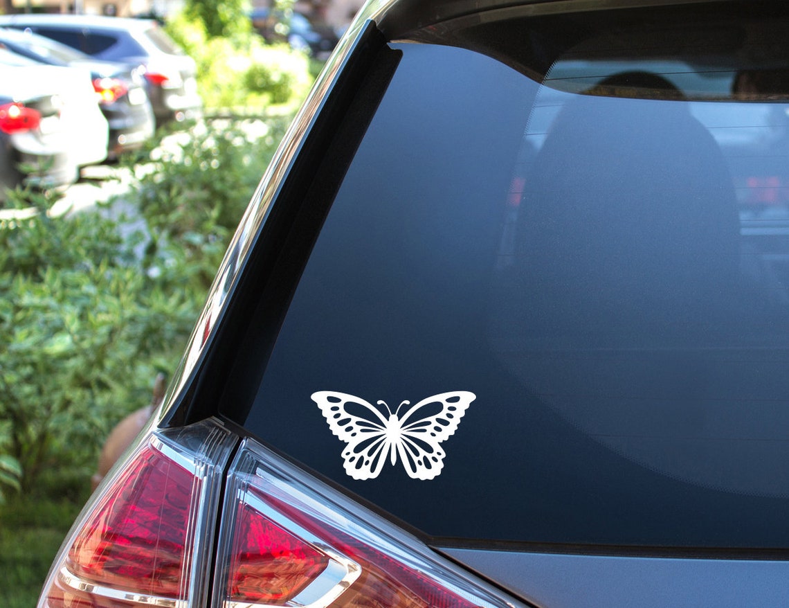 Butterfly Decal Monarch Butterfly Decal Car Decal Butterfly Etsy UK