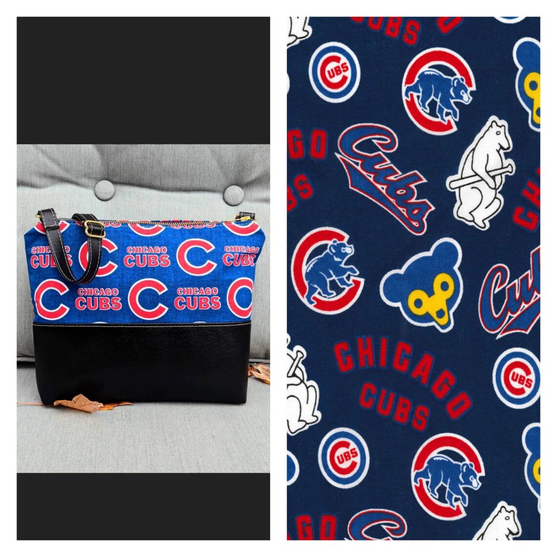 Chicago Cubs MLB Crossbody Bag Chicago Cubs Crossbody Bag Etsy