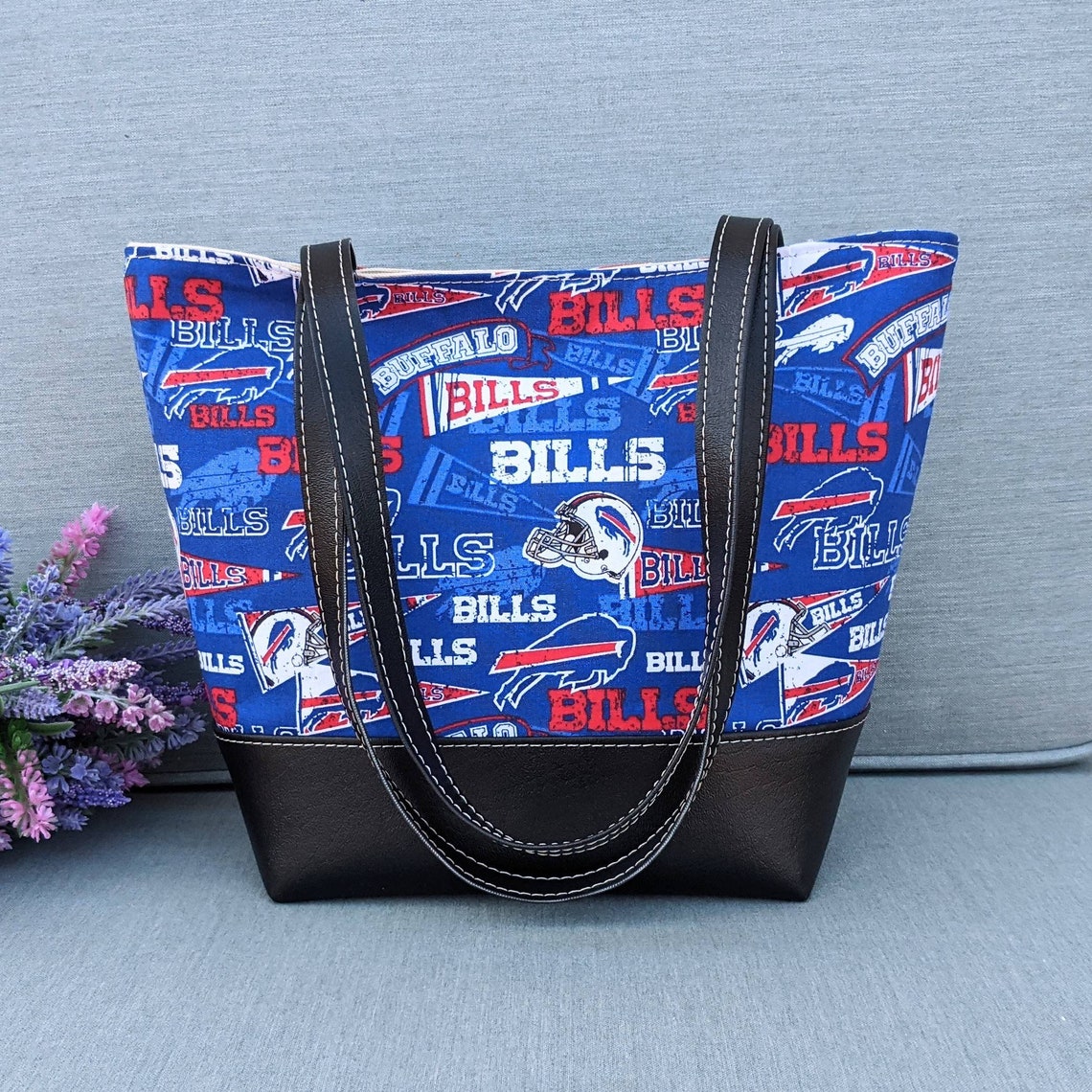 monogrammed tennis tote