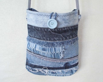 Bag from blue jeans