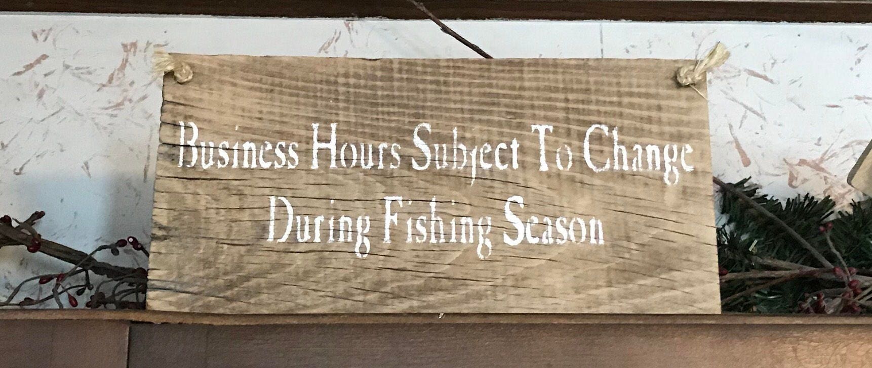 Work Is The Annoying Time Between Fishing Trips Sign NHE-17107