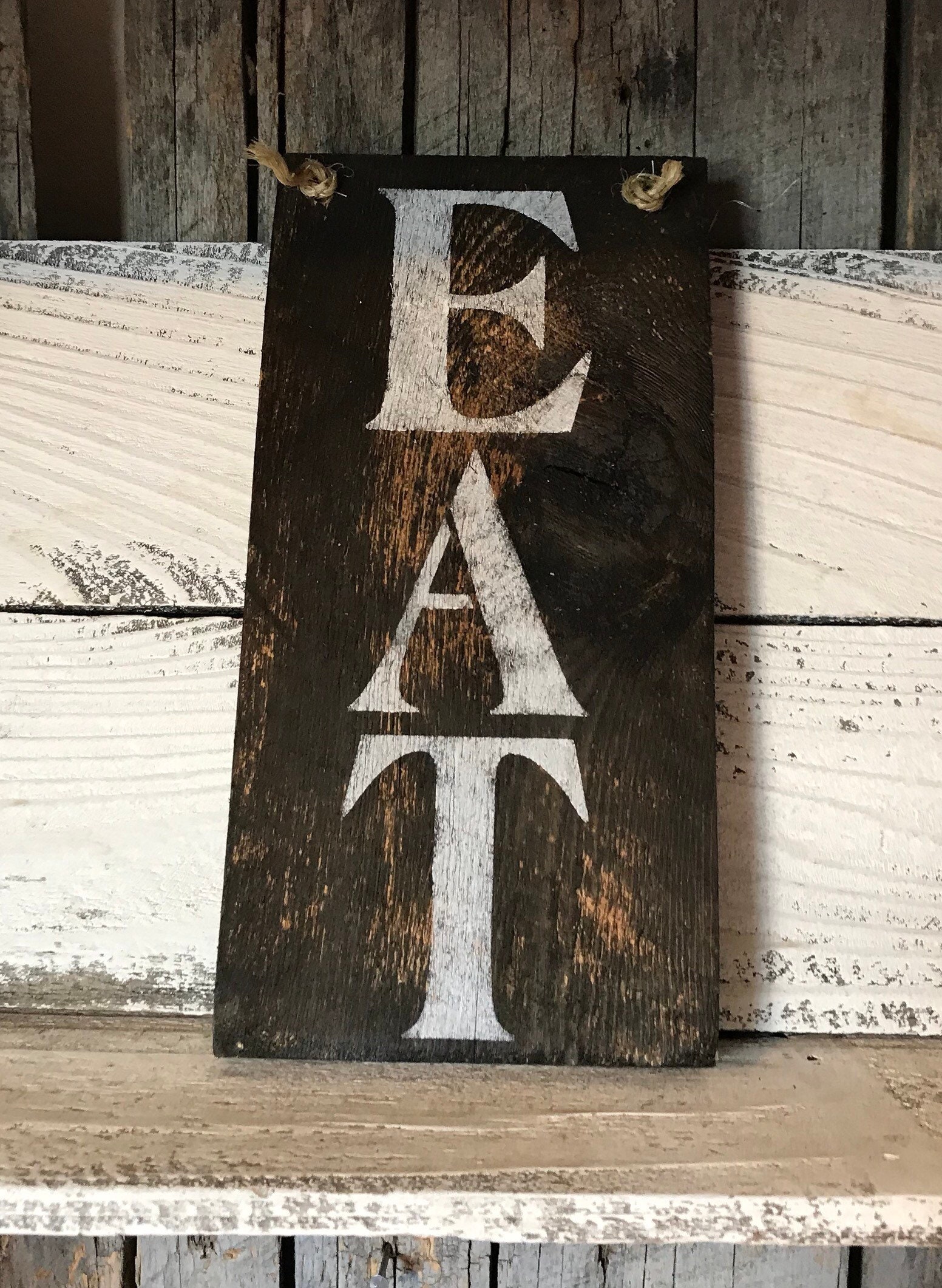 Eat Sign Eat Kitchen Sign Eat Wall Decor Eat Kitchen Etsy