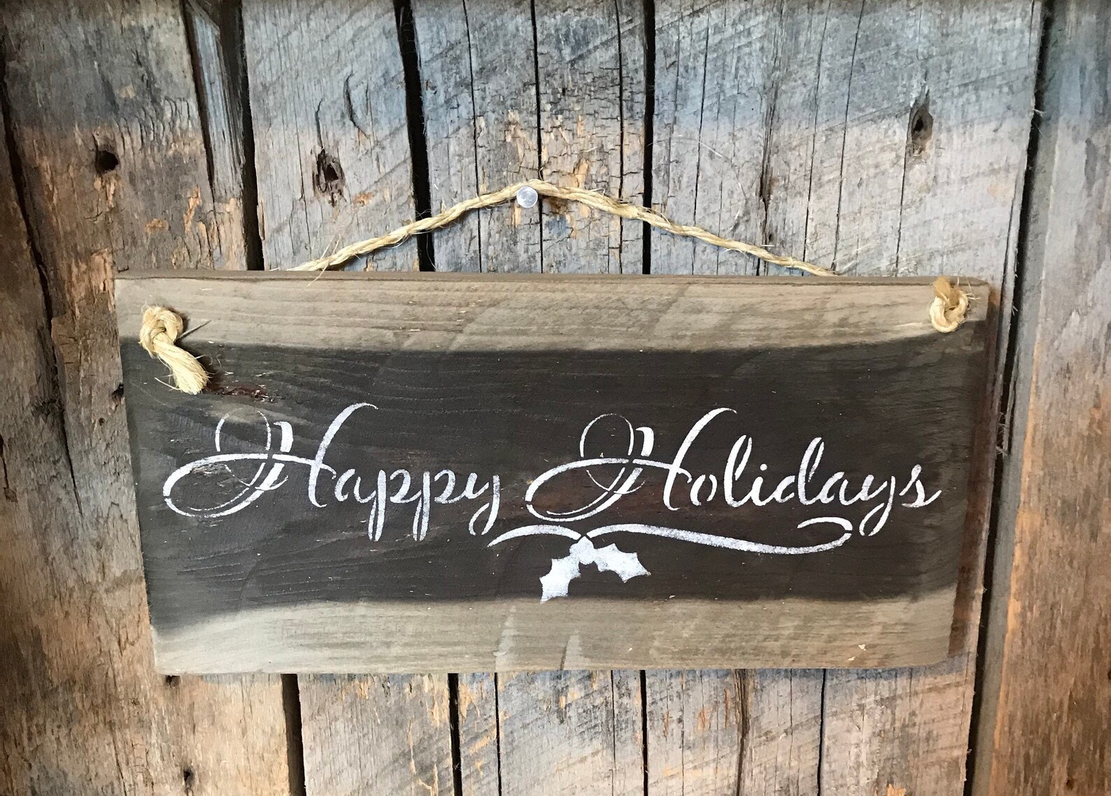 Happy Holidays Sign Holiday Wall Art Holiday Signs - Etsy
