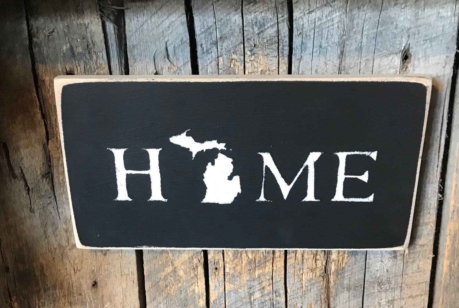 Michigan Home Sign Michigan Gifts Painted Plaques Etsy