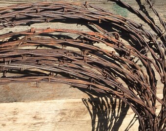 10' Barbed Wire For Crafts - Barb Wire Fencing - DIY - Barb Wire Art - Barbed Wire Wreath - Make Your Own - Barbed Wire Art - Barbwire